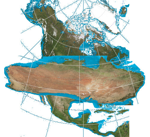 north america australia flat earth map comparison